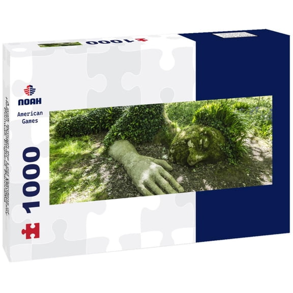 A walk through the Lost Gardens of Heligan, Pentewan, near Mevagissey, Cornwall, England, 1000pc Panoramic Puzzle