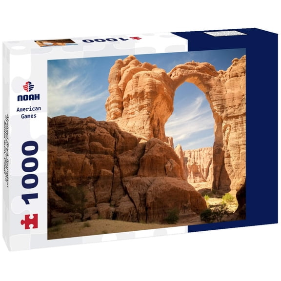 Noah Jigsaw Puzzle Abstract Rock formation at plateau Ennedi aka Aloba arch, Chad 1000 pieces