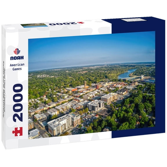Noah Jigsaw Puzzle Aerial View of Lawrence, Kansas and its State University 2000 pieces