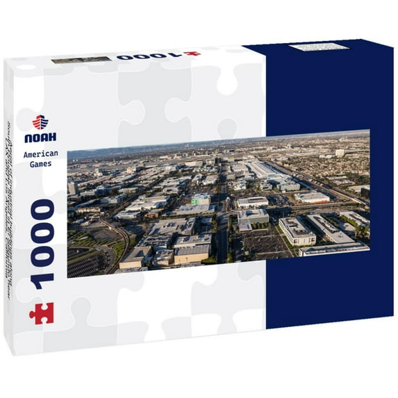 Noah Jigsaw Puzzle Aerial of industrial buildings along South Douglas Street in El Segundo near LAX and Los Angeles, California panorama 1000 pieces