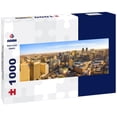 thumbnail image 1 of Aerial Newark New Jersey skyline on late sunny afternoon 1000pc Panoramic Puzzle, 1 of 2