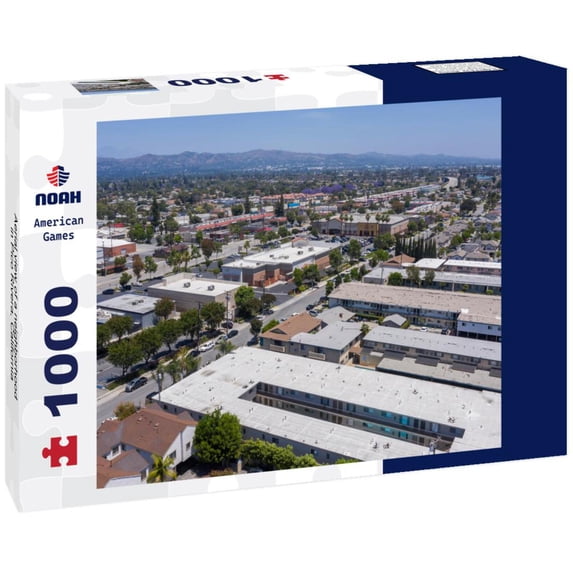 Noah Jigsaw Puzzle Aerial view of a neighborhood in Pico Rivera, California 1000 pieces