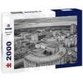 thumbnail image 1 of Noah Jigsaw Puzzle Aerial view of the Alabama capital of Montgomery in black white 2000 pieces, 1 of 1