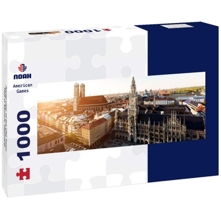 Noah Jigsaw Puzzle Aerial view of the Old Town Hall in Munich, Germany Panorama 1000 Pieces