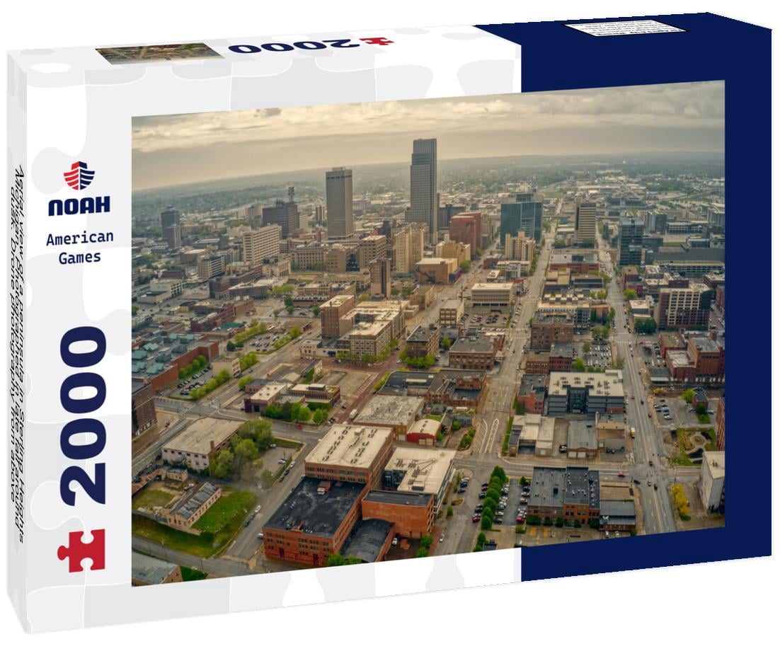 Noah Jigsaw Puzzle - Aerial View Of Chattanooga TN Skyline, 1000 Pieces (Made In USA)