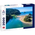 thumbnail image 1 of Aerial view of a river estuary with a residential suburb on the shore and the sea with small islands in the background. Auckland, New Zealand 2000pc Puzzle, 1 of 1
