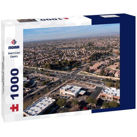 Noah Jigsaw Puzzle Afternoon aerial view of dense urban core of Surprise, Arizona, USA 1000 pieces