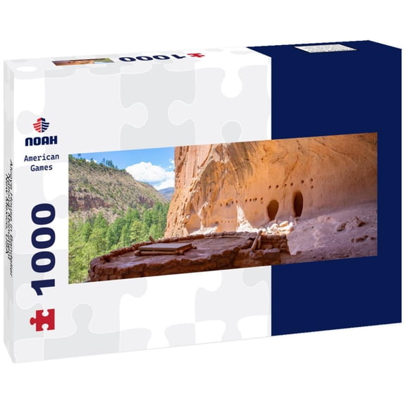 Alcove House in Bandelier National Monument, New Mexico, USA 1000pc Panoramic Puzzle