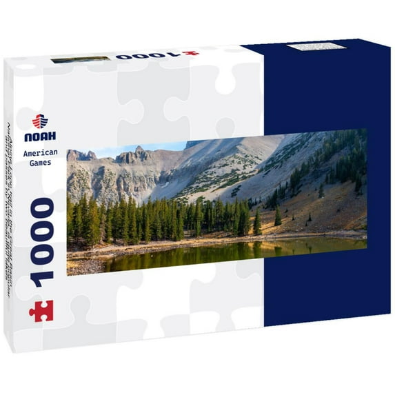 Alpine Loop trail in the Great Basin National Park in Nevada, is quite popular, and passes by two beautiful lakes, one of these being Stella Lake 1000pc Panoramic Puzzle
