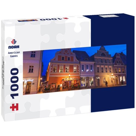 Noah Jigsaw Puzzle Altmarkt at night. Cottbus, Brandenburg, Germany panorama 1000 pieces