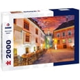 thumbnail image 1 of Amazing night view of historic town Sighisoara and Clock Tower built by Saxons. Popular travel destination. Location: Sighisoara, Mures county, Romania, Europe 2000pc Puzzle, 1 of 1