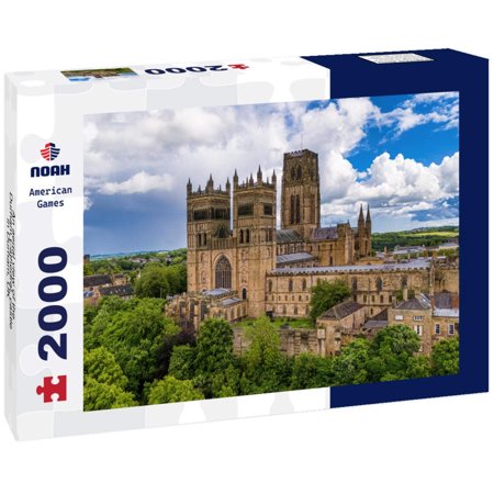 An aerial view of the Durham Cathedral, castle in Durham, UK 2000pc Puzzle