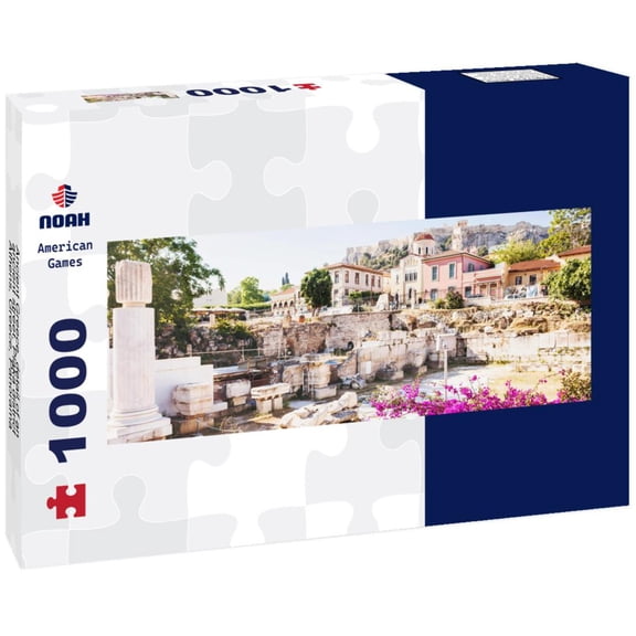 Noah Jigsaw Puzzle Ancient Greece, detail of an ancient street, Plaka district, Athens, Greece, Panorama Panorama 1000 Pieces