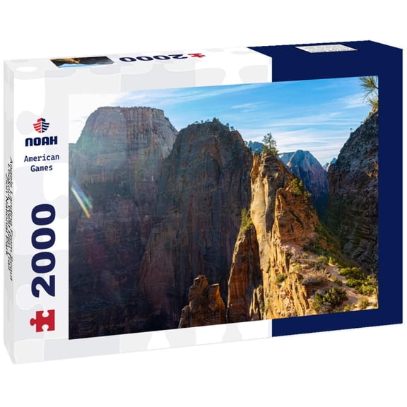Angels Landing From Scout Lookout, West Rim Trail, Zion National Park, Utah, USA 2000pc Puzzle