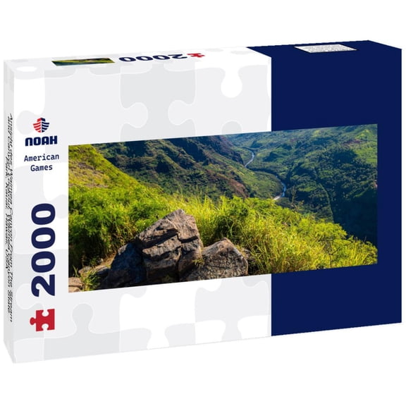 Noah Jigsaw Puzzle Ansicht des Waimea Canyon From The Stream and Canyon Lookout, Waimea Canyon State Park, Kauai, Hawaii, USA panorama 2000 pieces