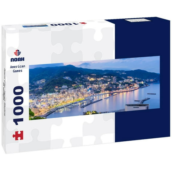 Atami City, Japan Skyline at twilight 1000pc Panoramic Puzzle