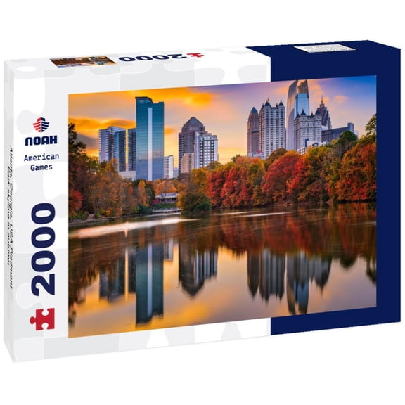 Noah Jigsaw Puzzle Atlanta, Georgia, USA Piedmont Park skyline in autumn 2000 pieces