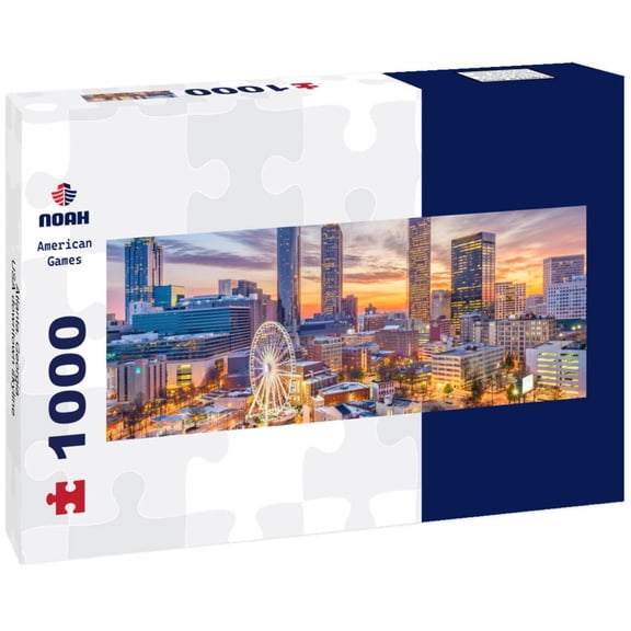 Noah Jigsaw Puzzle Atlanta, Georgia, USA downtown skyline panorama 1000 pieces