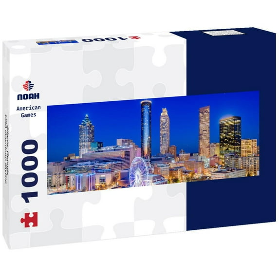 Atlanta, Georgia, USA downtown skyline 1000pc Panoramic Puzzle