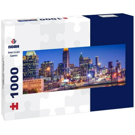 Atlanta, Georgia, USA downtown skyline 1000pc Panoramic Puzzle