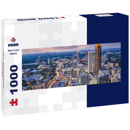 Noah Jigsaw Puzzle Atlanta, Georgia downtown aerial view panorama 1000 pieces