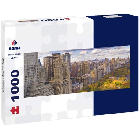 Noah Jigsaw Puzzle Autumn colors building at Central Park West New York City, Panorama 1000 Pieces