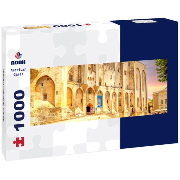 Avignon Cathedral, France 1000pc Panoramic Puzzle