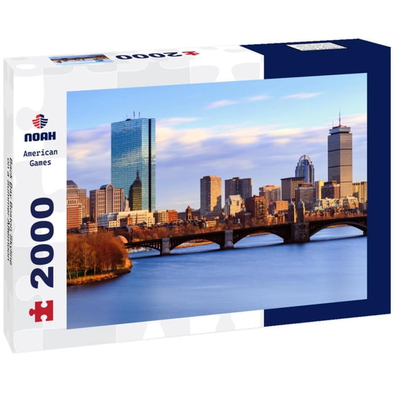 Noah Jigsaw Puzzle Back Bay Boston Skyline on a Summer Afternoon 2000 pieces