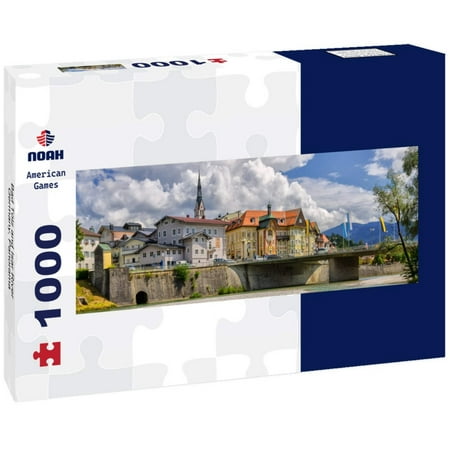 Bad Tölz and Isar River Germany 1000pc Panoramic Puzzle