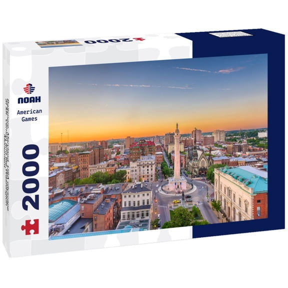 Noah Jigsaw Puzzle Baltimore, Maryland, USA cityscape at Mt. Vernon and the Washington Monument 2000 pieces