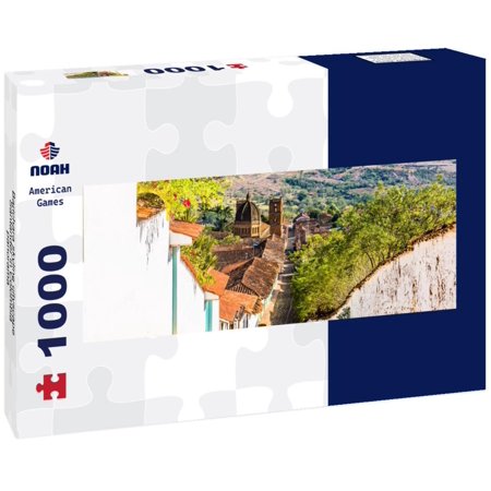 Barichara skyline cityscape Santander in Colombia, 1000pc Panoramic Puzzle