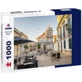 thumbnail image 1 of Beautiful Belmarco Mansion in the city center of Faro, Algarve, Portugal. Morning scene in the old town of Faro, southern Portugal 1000pc Puzzle, 1 of 2