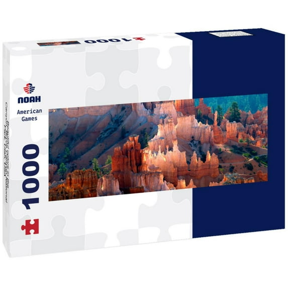 Beautiful colors in the Canyon, Bryce Canyon National Park, Utah, USA 1000pc Panoramic Puzzle
