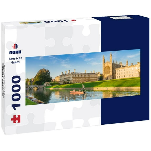 Noah Jigsaw Puzzle Beautiful view of the college in Cambridge, England, panorama Panorama 1000 Pieces