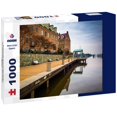 Noah Jigsaw Puzzle Boardwalk and homes along the Potomac River in