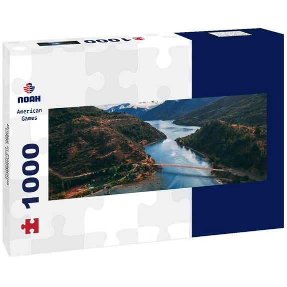 Bridge in Patagonia, Chile, 1000pc Panoramic Puzzle