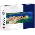 thumbnail image 1 of Budva, Montenegro 1000pc Panoramic Puzzle, 1 of 2