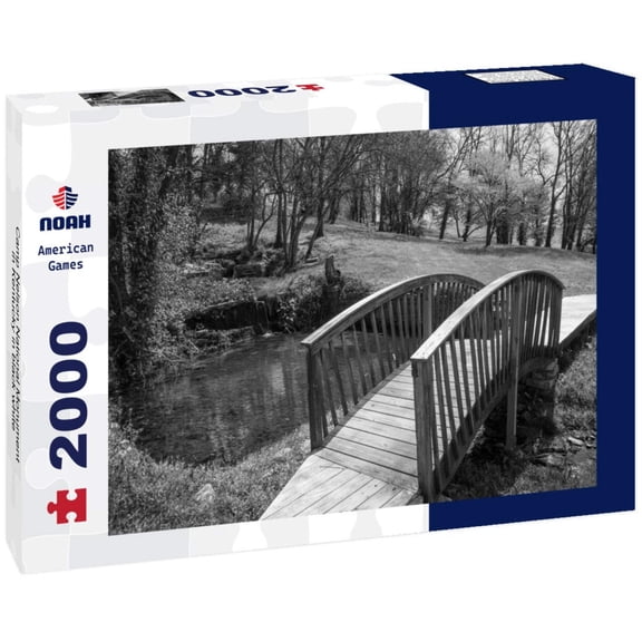 Noah Jigsaw Puzzle Camp Nelson National Monument in Kentucky in black white 2000 pieces