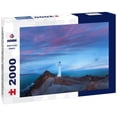 thumbnail image 1 of Castle Point lighthouse, located near the village of Castlepoint in the Wellington Region of the North Island of New Zealand 2000pc Puzzle, 1 of 1