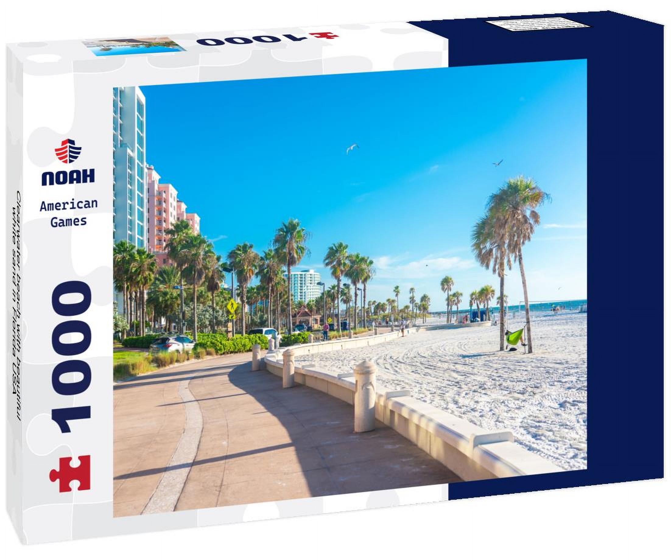 Noah Jigsaw Puzzle Clearwater beach with beautiful white sand in