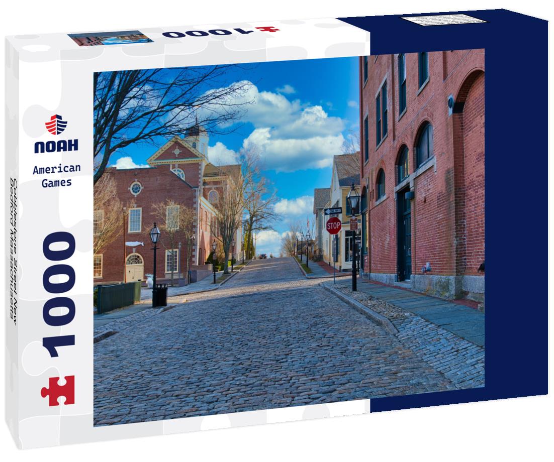 Noah Jigsaw Puzzle Cobblestone Street New Bedford Massachusetts 1000