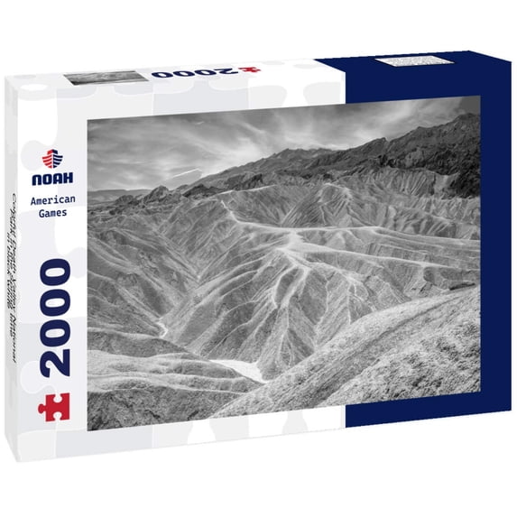 Noah Jigsaw Puzzle Colorful Death Valley National Park in the Spring time in black white 2000 pieces