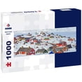 thumbnail image 1 of Noah Jigsaw Puzzle Colorful houses in Greenland, Panorama 1000 Pieces, 1 of 2