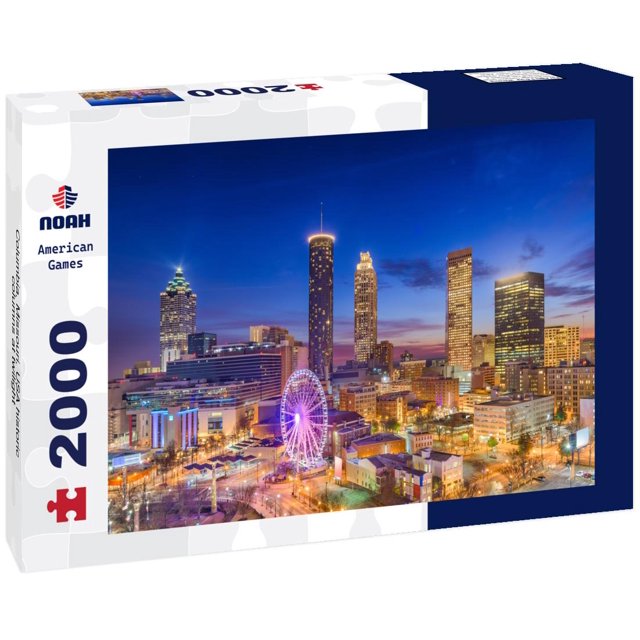 Noah Jigsaw Puzzle Columbia, Missouri, USA historic columns at twilight