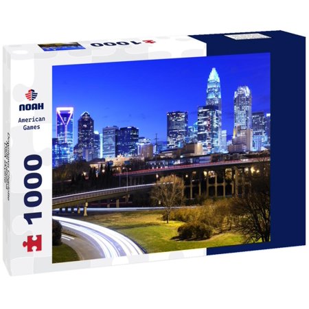 Noah Jigsaw Puzzle Downtown Charlotte, North Carolina, USA skyline 1000 pieces