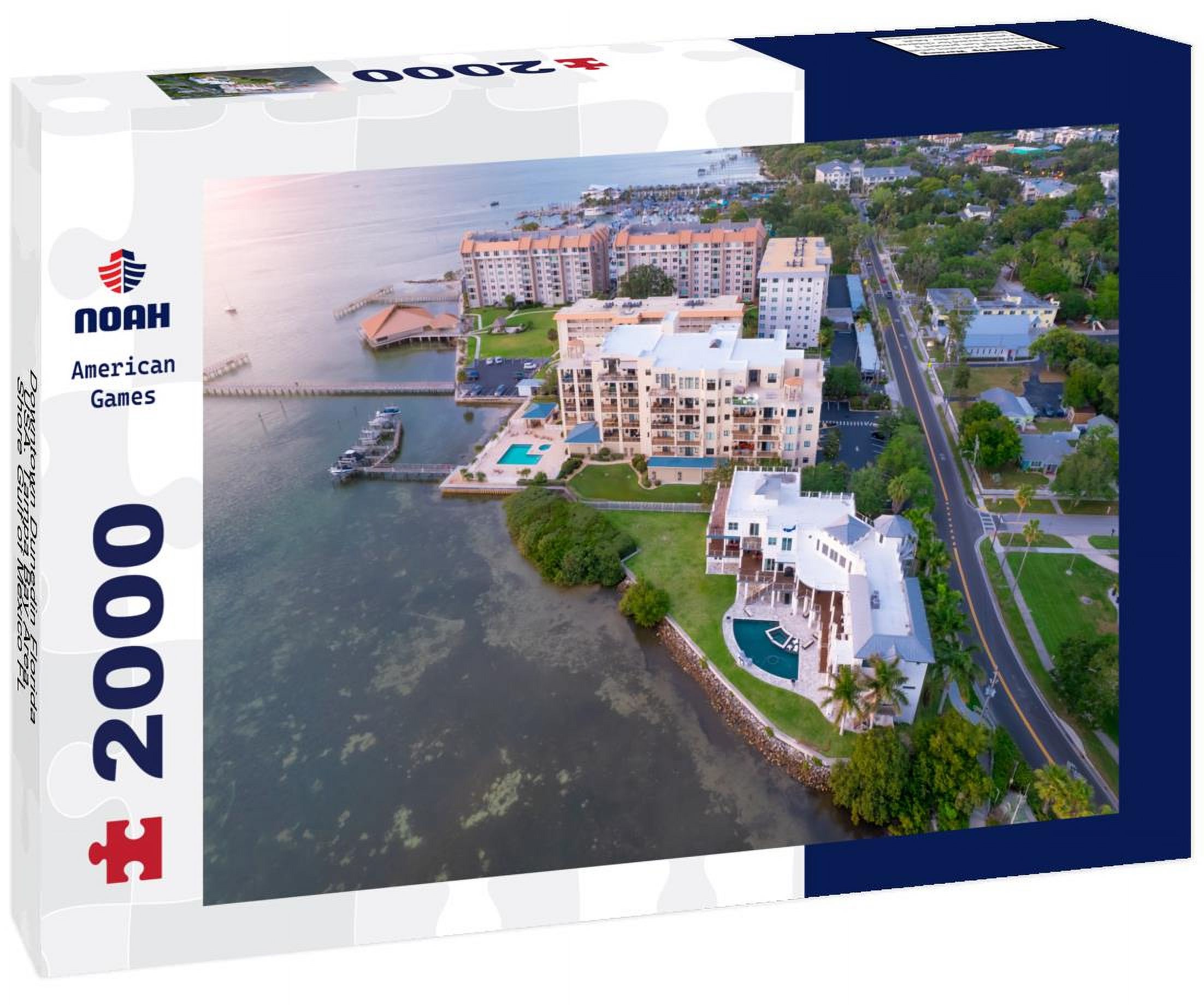 Noah Jigsaw Puzzle Downtown Dunedin Florida USA. Tampa Bay Area. Shore