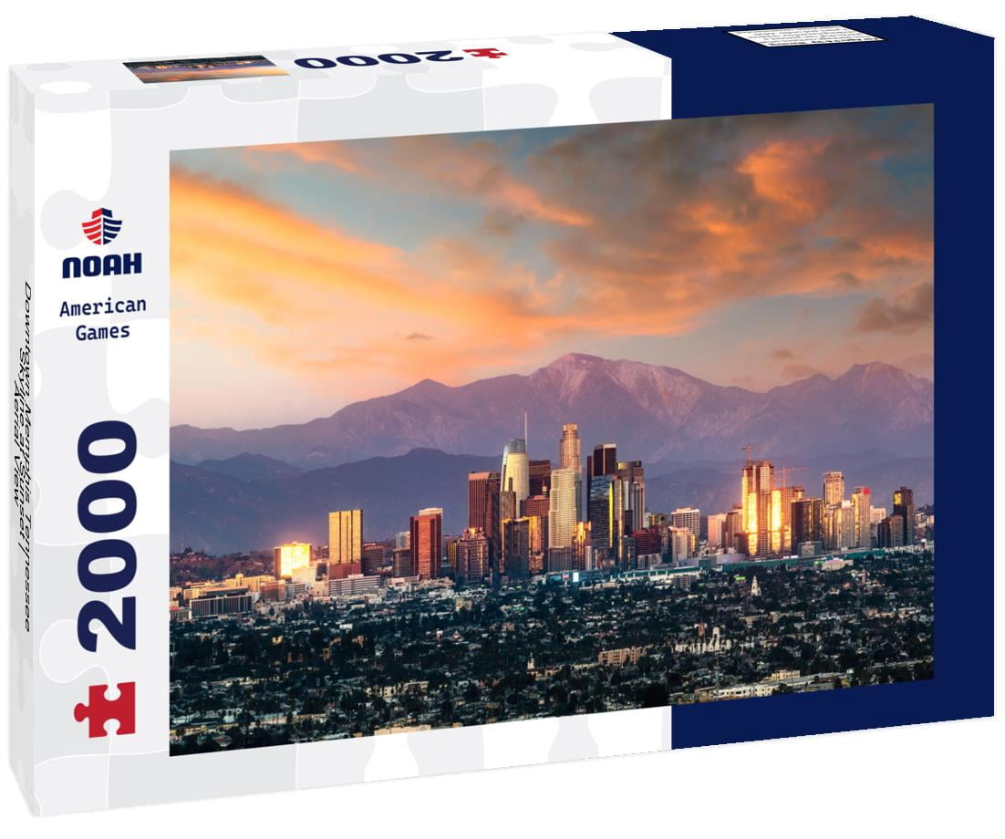 Noah Jigsaw Puzzle - Aerial View Of Chattanooga TN Skyline, 1000 Pieces (Made In USA)