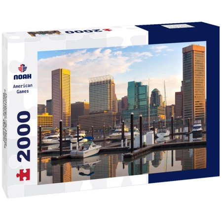 Noah Jigsaw Puzzle Downtown city skyline, Inner Harbor and marina, Baltimore, Maryland, USA 2000 pieces