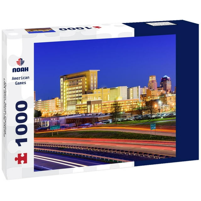 Noah Jigsaw Puzzle Durham, North Carolina, USA downtown city skyline