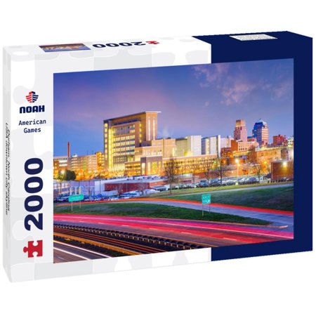 Noah Jigsaw Puzzle Durham, North Carolina, USA downtown city skyline 2000 pieces